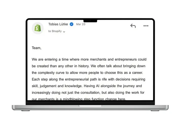 Shopify CEO Email